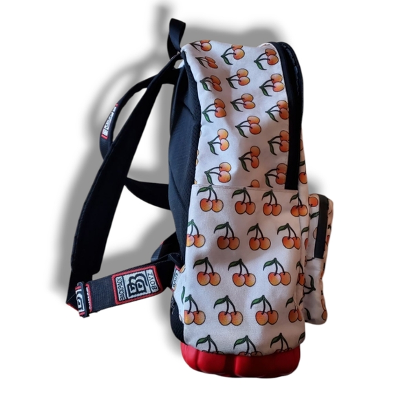 Backpack Boyz White Cherry Gelato Print Backpack Five (5) Points Los Angeles - Picture 5 of 16